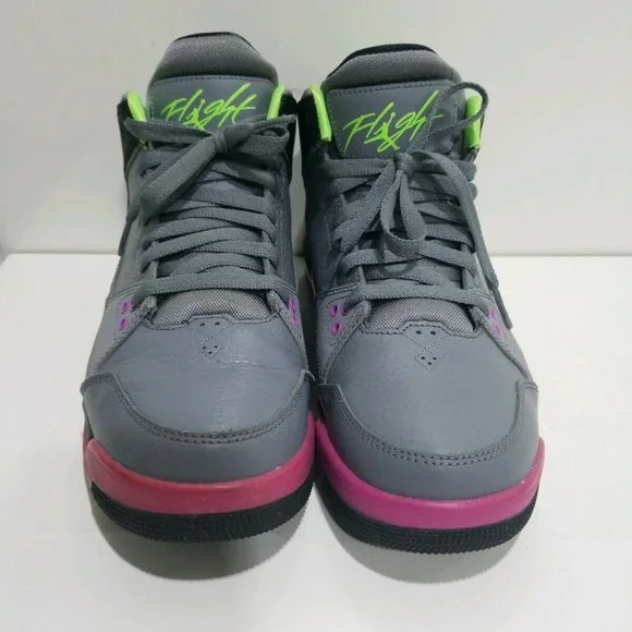 Men\'s Jordan Flight Origin Basketball Shoes, 599593 090 Cool Grey/BlK Men main image 3